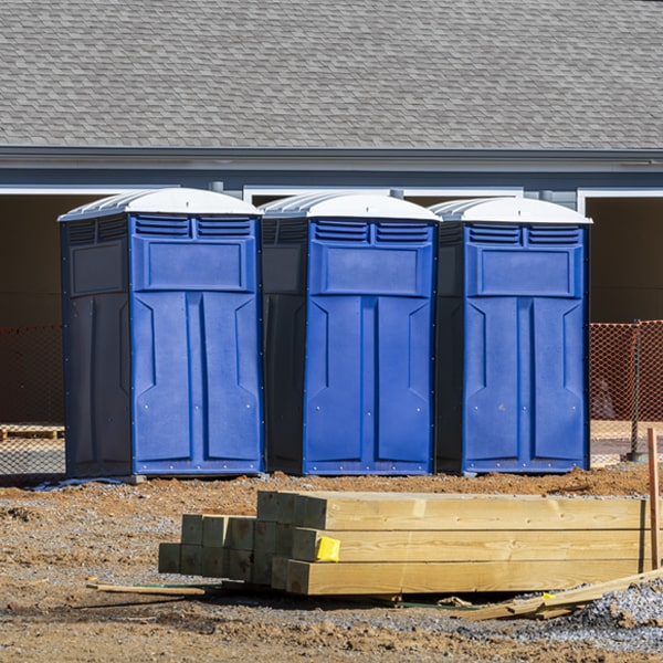 is there a specific order in which to place multiple portable toilets in Brainerd MN